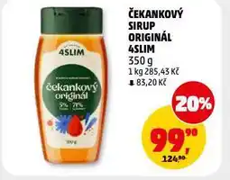 Penny Market Čekankový sirup originál 4slim nabídka
