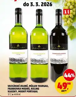 Penny Market Veltlínské zelené nabídka