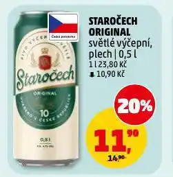 Penny Market Pivo staročech nabídka