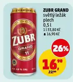 Penny Market Pivo zubr grand nabídka