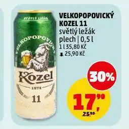 Penny Market Pivo velkopopovický kozel nabídka