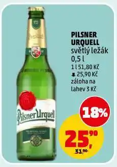Penny Market Pivo pilsner urquell nabídka