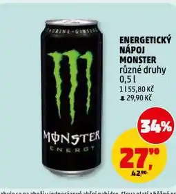 Penny Market Monster energy drink nabídka