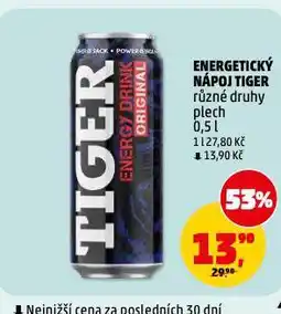 Penny Market Tiger energy drink nabídka
