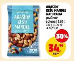 Penny Market Arašídy, kešu a mandle nabídka