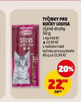 Penny Market Louisa tyčinky pro kočky nabídka