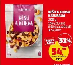 Penny Market Kešu a klikva naturalia nabídka