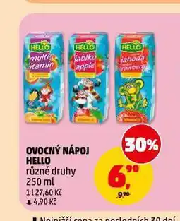 Penny Market Ovocný nápoj hello nabídka
