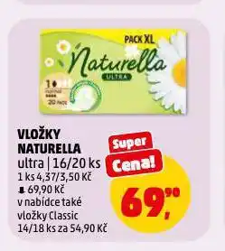 Penny Market Naturella dámské vložky nabídka