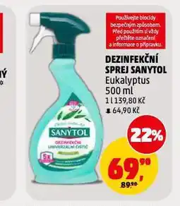 Penny Market Sanytol dezinfekční sprej nabídka