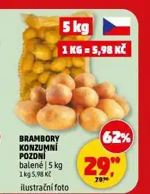 Penny Market Brambory konzumní pozdní nabídka
