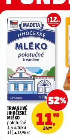 Penny Market Trvanlivé mléko nabídka