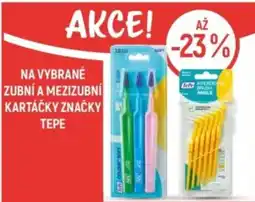 Globus Na vybrané zubní a mezizubní kartáčky značky tepe nabídka