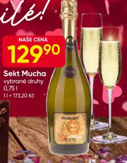 Hruška Sekt Mucha nabídka