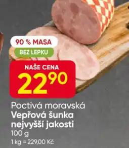 Hruška Poctivá moravská Vepřová šunka nejvyšší jakosti nabídka