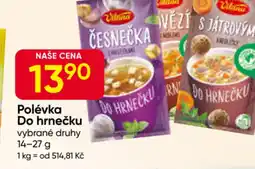 Hruška Vitana Polévka Do hrnečku nabídka