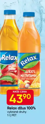 Hruška Relax džus 100% nabídka