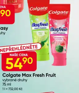 Hruška Colgate Max Fresh Fruit nabídka