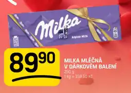 Flop MILKA Mléčná v dárkovém balení nabídka