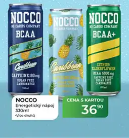 Tamda Foods NOCCO Energetický nápoj nabídka