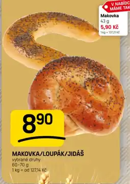 Flop Makovka/loupák/jidáš nabídka
