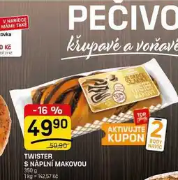 Flop TWISTER S NÁPLNÍ MAKOVOU nabídka
