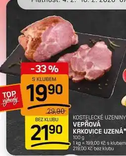 Flop VEPŘOVÁ KRKOVICE UZENÁ nabídka