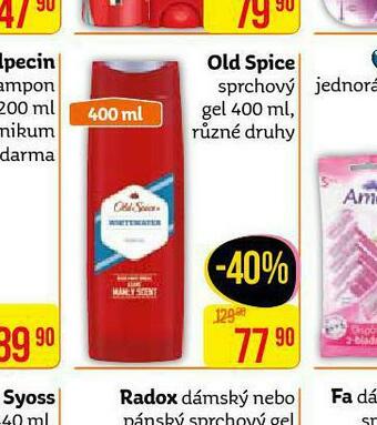 Teta Old spice sprchový gel nabídka
