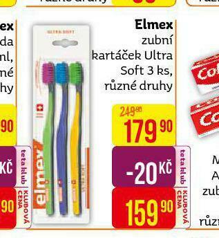 Teta Elmex zubní kartáček nabídka