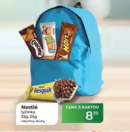 Tamda Foods Nestlé tyčinka nabídka