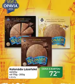 Tamda Foods Kolonáda Lázeňské oplatky nabídka