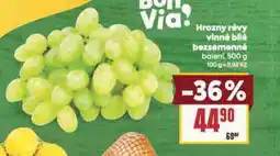 Billa Hrozny révy vonné bílé bezsemenné nabídka