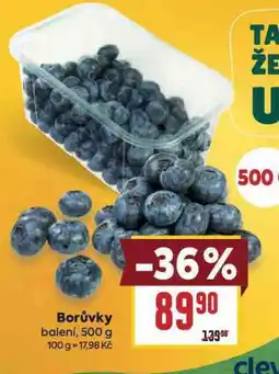 Billa Borůvky nabídka