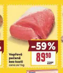 Billa Vepřová pečeně s kostí nabídka