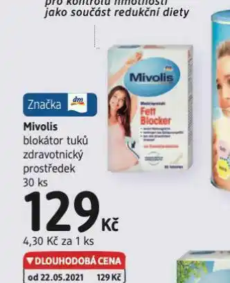 dm drogerie Mivolis blokátor tuků zdravotnický prostředek nabídka