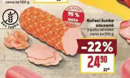 Billa Kuřecí šunka zauzená nabídka