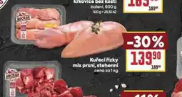 Billa Kuřecí prsní a stehenní řízky mix nabídka