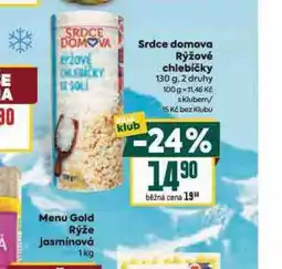 Billa Rýžové chlebíčky nabídka