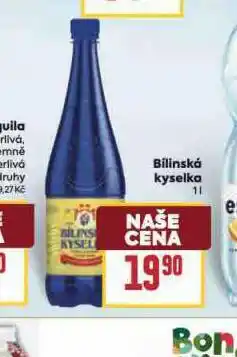 Billa Bílinská kyselka nabídka