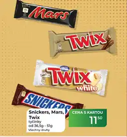Tamda Foods Snickers, Mars, Twix nabídka