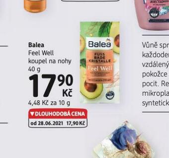 dm drogerie Balea koupel na nohy nabídka