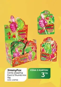 Tamda Foods JimmyFox candy popping nabídka