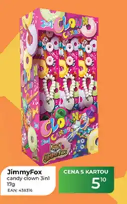 Tamda Foods JimmyFox candy clown 3in1 nabídka