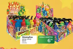 Tamda Foods JimmyFox spray candy nabídka