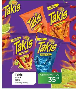 Tamda Foods Takis snack nabídka
