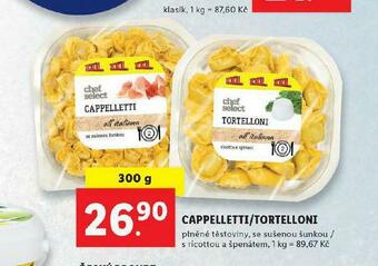 Lidl Cappelletti / tortelloni nabídka