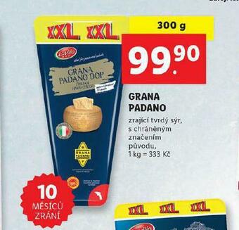 Lidl Grana padano nabídka