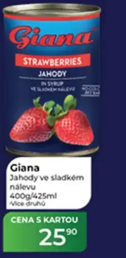 Tamda Foods Giana Jahody ve sladkém nálevu nabídka