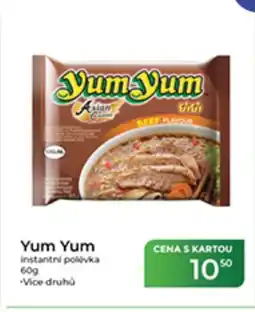 Tamda Foods Yum Yum instantní polévka nabídka