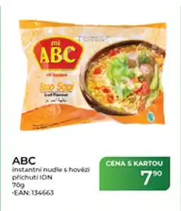Tamda Foods ABC instantní nudle nabídka